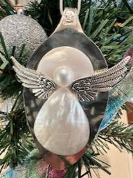 Pearl Angel Spoon Ornament/Pendant