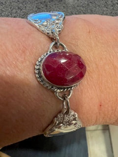 Bracelet with Red Stone