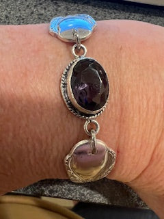 Bracelet with Purple Stone