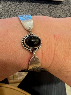 Bracelet with Dark Blue Stone