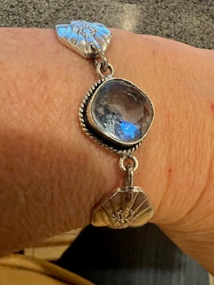 Bracelet with  Blue Stone