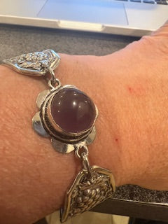 Bracelet with Purple Stone