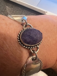 Bracelet with Purple Stone