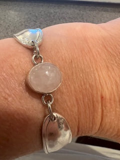 Bracelet with Light Pink Stone