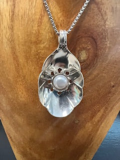 Spoon Pendant - Pearl