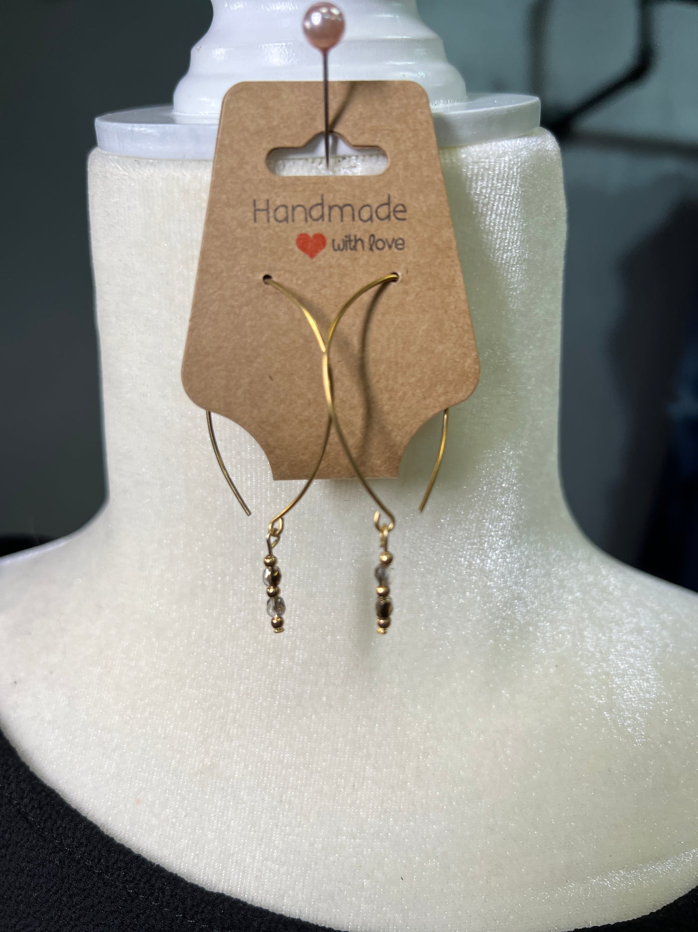 Gold V-Wire Minimalist Earrings