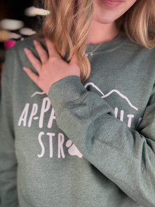 Ap-paw-lachia Strong Long Sleeve Sweatshirt Fetching