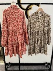 Floral Print Tiered Dress - Just Believe Boutique