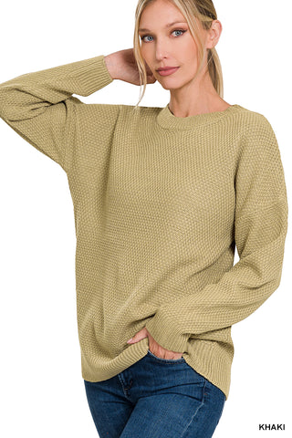 Round Neck Basic Sweater