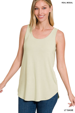 Sleeveless Round Neck Tank Tops