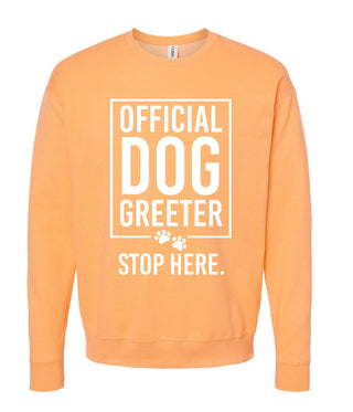 Official Dog Greeter (Sweatshirt)