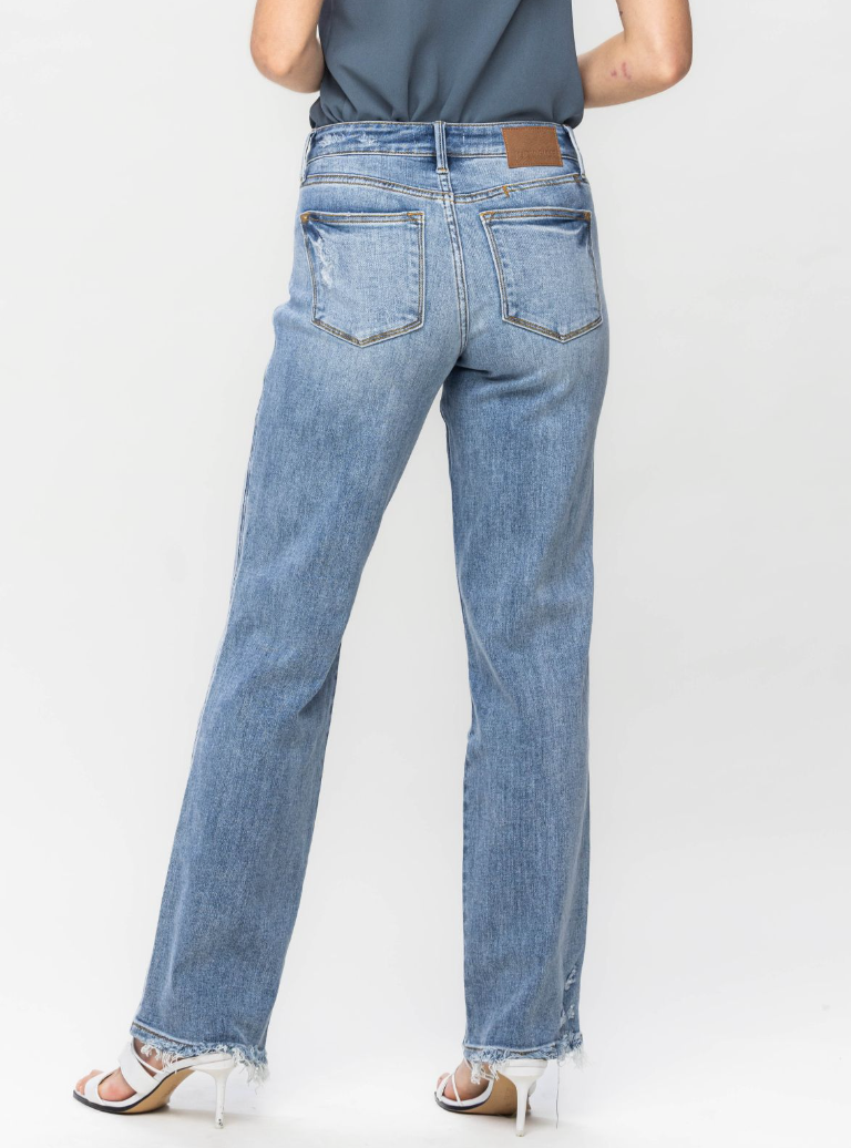 High Rise Light Wash Relaxed Fit - Dad Jean