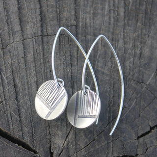 Silver Abstract Earrings