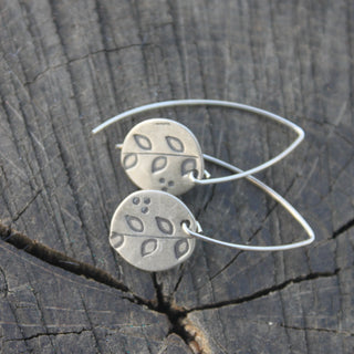 Silver Branch Earrings