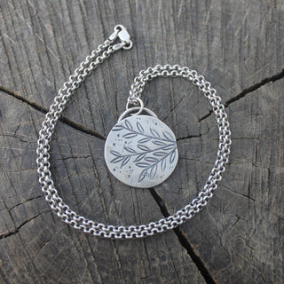 Silver Branch Necklace