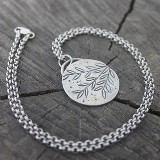 Silver Branch Necklace