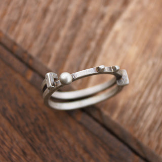 Square Wire and Bell Ring, Size 9