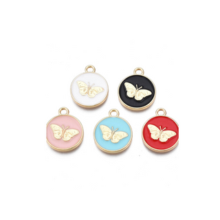 Front view of the Gold Butterfly Disk | Assorted