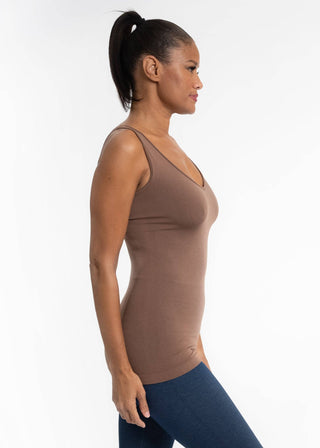 Reversible Tank : Neutral Grey / Long