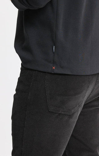 JACHS NY - Cotton Modal Blend Quarter Zip Pullover