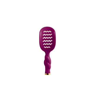 Teleties mini vented hair brush in Mulberry, bristle detail