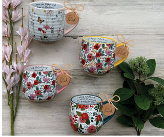 Coffee Mug Blooming Joy Peace For Today