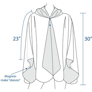RainCaper - Black & Camel Rain & Travel Cape