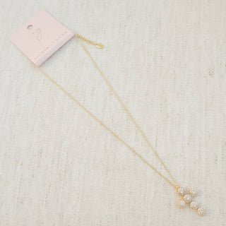 Dainty Sparkle Cross Necklace