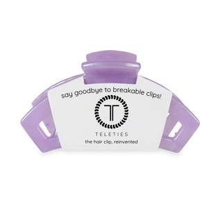 TELETIES - Open Hair Clip | Medium | Lavender Mist