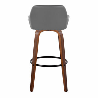 LumiSource and Grandview Gallery - Daniella 30" Fixed-Height Barstool - Set of 2