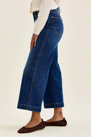 Judy Blue Jeans - HW T.C. CLAUDIA  Ankle Wide DK Deep Indigo