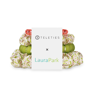 TELETIES Pine & Pearl Mix Pack Hair Ties for All Hair Types