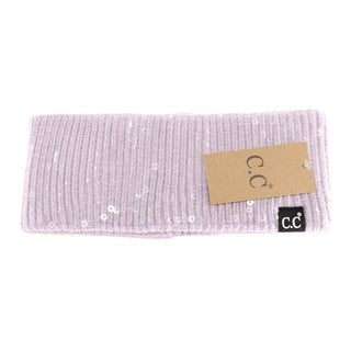 C.C. Beanie - Allover Clear Sequin Head Wrap