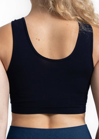 V-Neck Bra: NAVY