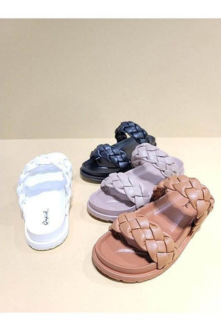 ALBINA-01-CASUAL SLIDE SANDLA - Just Believe Boutique