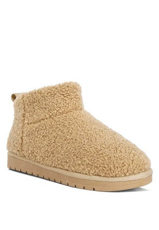 Anatole Fleece Exterior Fluffy Boots - Just Believe Boutique