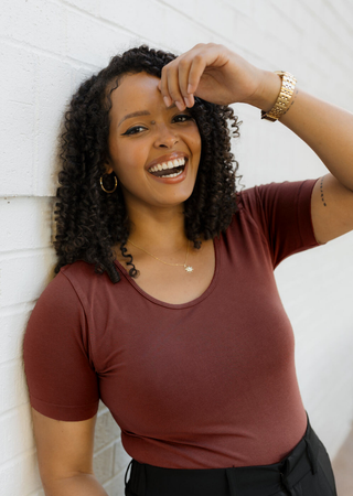 ELIETIAN - Short Sleeve Top - Curvy Fit