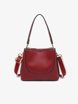Corinna Bucket Bag – Two-Tone Canvas Guitar Strap | M2765