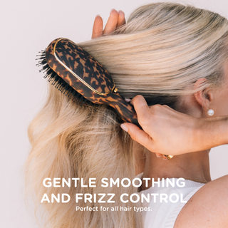 TELETIES - Boar Bristle Hair Brush | Tortoise