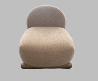 Statements by J - Pasha Shearling Latte Lounge Chair, Cozy Accent Chair