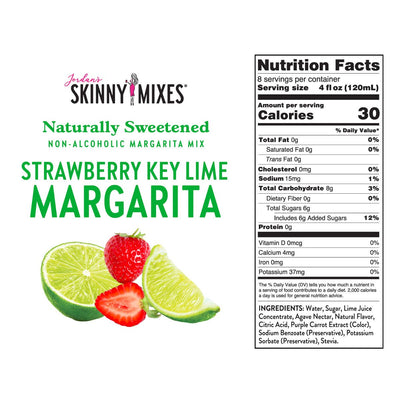 Natural Strawberry Key Lime Margarita - Mixer