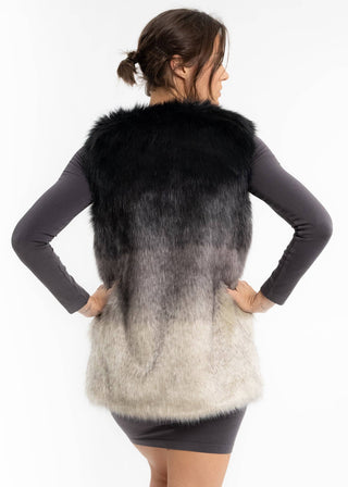 Mystic Ombre Faux Fur Vest