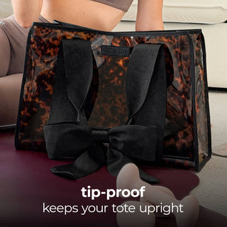 Case-Mate - Case-Mate Tortoiseshell Bow Jelly Tote Bag (Classic)