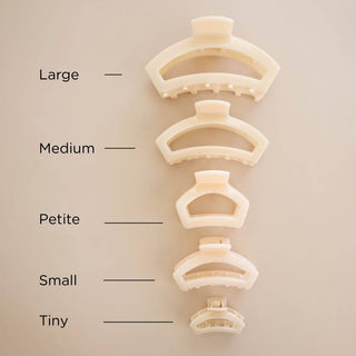 TELETIES - Open Almond Beige | Petite | Hair Clip