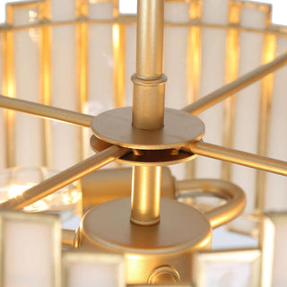Belles Lighting - Hemaal 3-Light Drum Semi-Flush Ceiling Light
