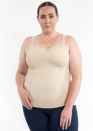 Lace Cami - Curvy Fit: Mauve