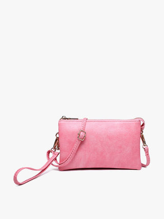 Jen & Co. - Riley Monogrammable 3 Compartment Crossbody/Wristlet | M013