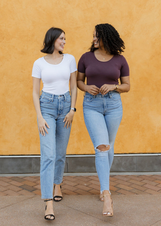 ELIETIAN - Short Sleeve Top - Curvy Fit