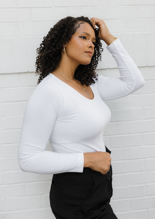 ELIETIAN - Reversible Long Sleeve - Curvy Fit - Spice