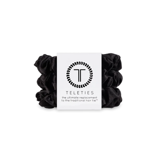 Jet Black Scrunchies - Teleties